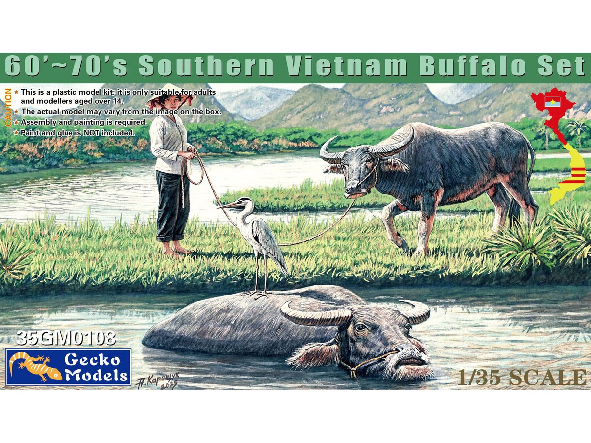 60'-70's Vietnam Buffalo Set