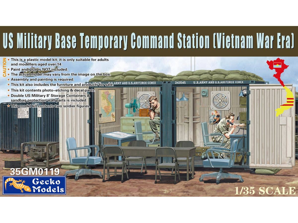 US Military Base Temporary Command Station(Vietnam War Era)