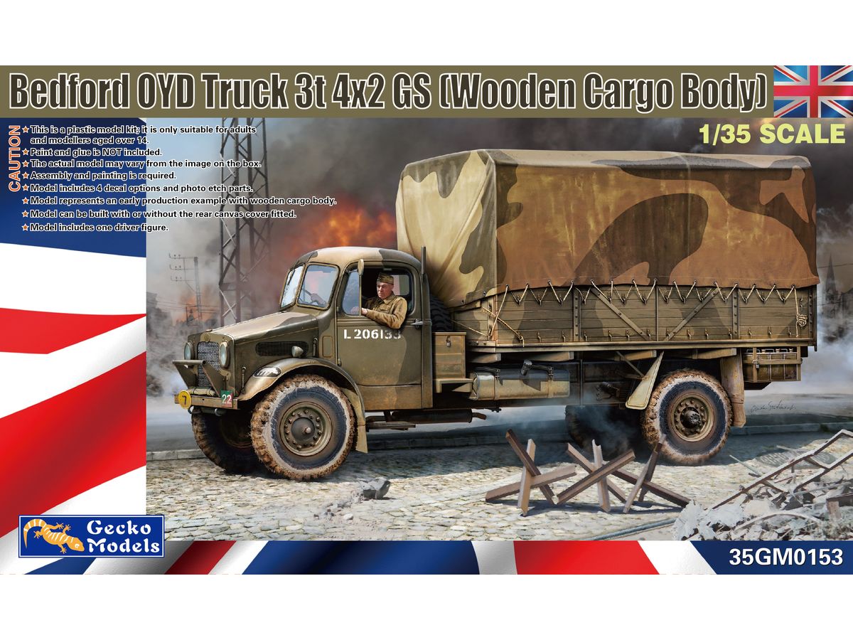 Bedford OYD Truck 3t 4x2 GS (Wooden Cargo Body)