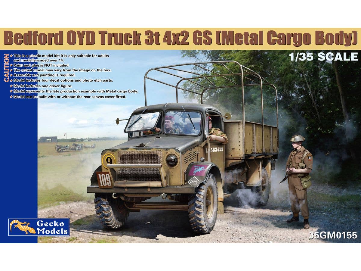 Bedford OYD Truck 3t 4x2 GS [Metal Cargo Body)