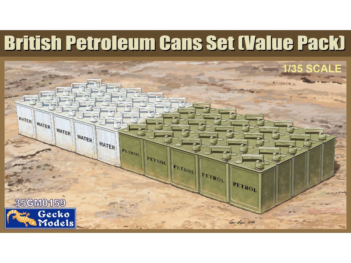 British 2 gallon Petroleum Cans Set (Value Pack)