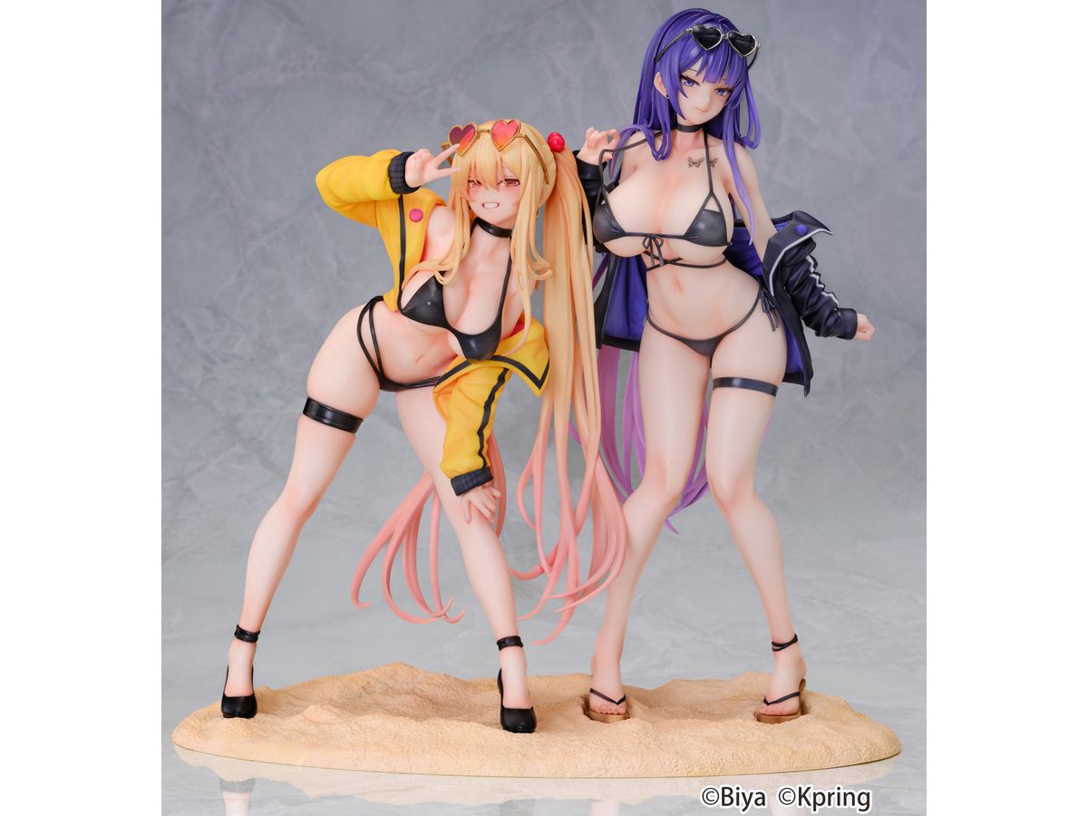 Yuna & Sayuri 2 Figure Set w/Special Base Illustration by Biya & K Pring