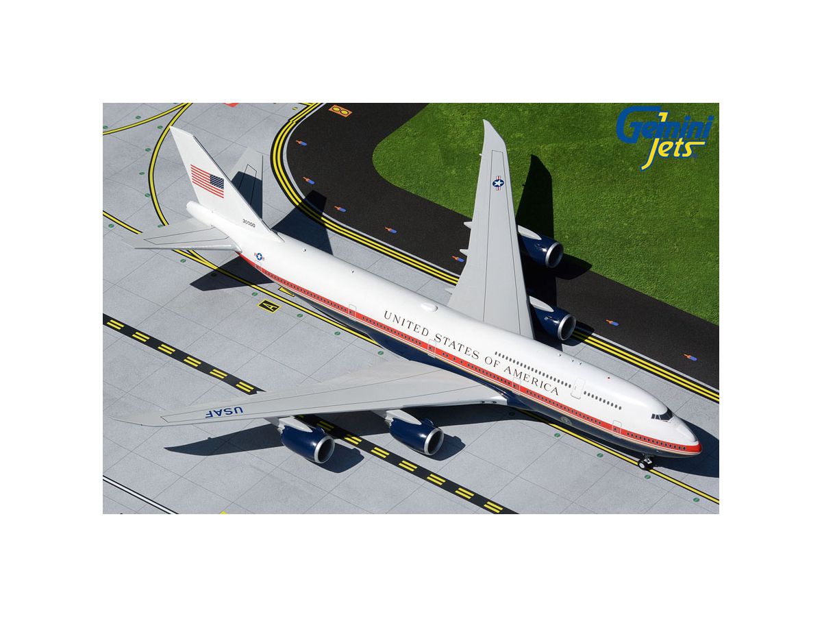 747-8 Air Force One (New Paint) (Plans)
