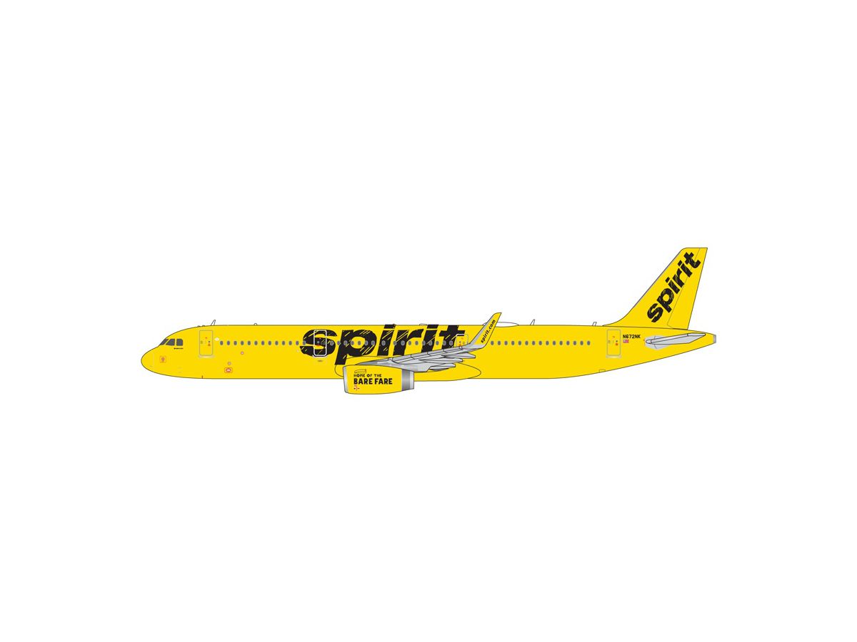 A321-200 Spirit Airlines N672NK
