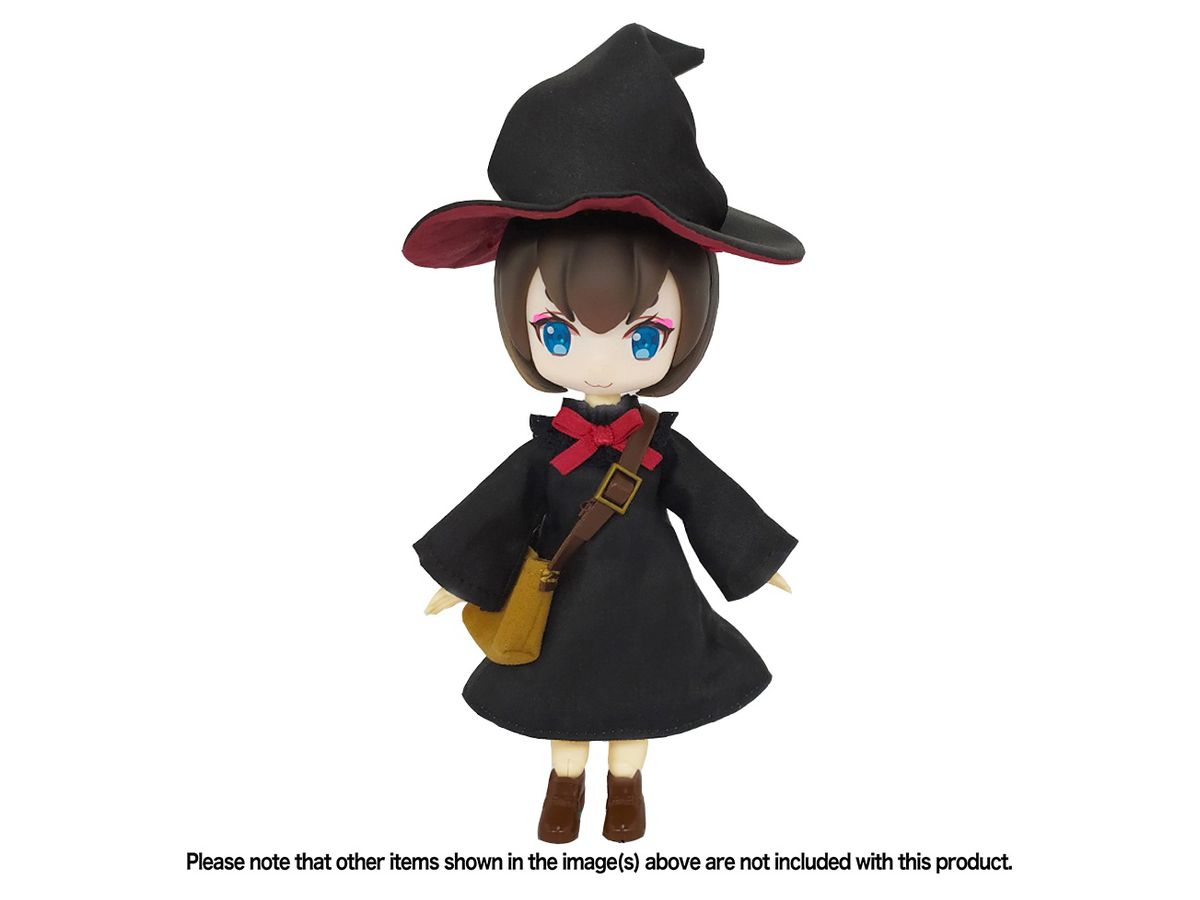 Piccodo x Miladoll Doll Clothes Set A Black Witch