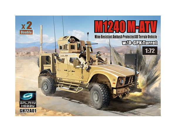 M1240 M-ATV w/O-GPK Turret Mine Resistant Ambush Protected All Terrain Vehicle Double Kits