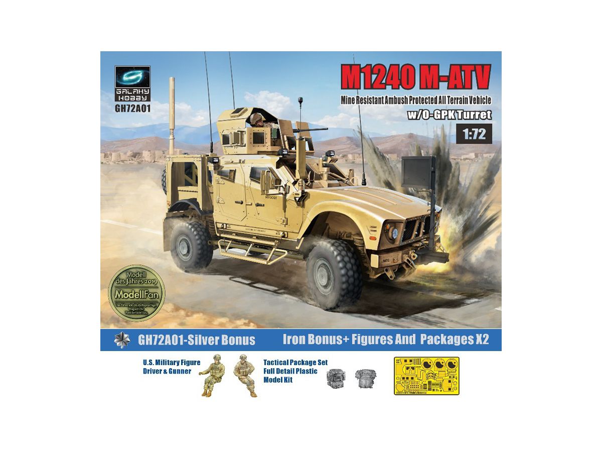 M1240 M-ATV MRAP w/O-GPK Turret (2pcs) Silver Oak Leaf Set