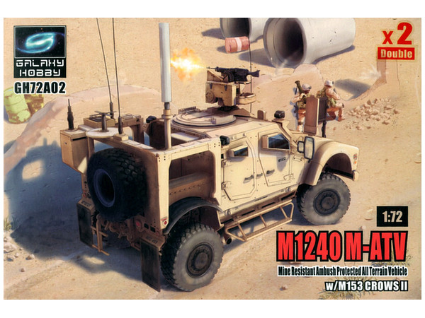 M1240 M-ATV w/M153 CROWS II Mine Resistant Ambush Protected All Terrain Vehicle Double Kits