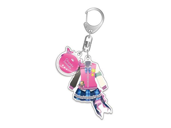 The Idolmaster Shiny Colors: Costume Acrylic Keychain Chiyoko Sonoda Brave Hero Jersey Ver.