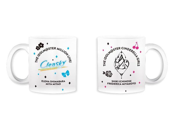 The Idolmaster Million Live X The Idolmaster Cinderella Girls: Unit Logo Mug Cleasky x Lazy Lazy