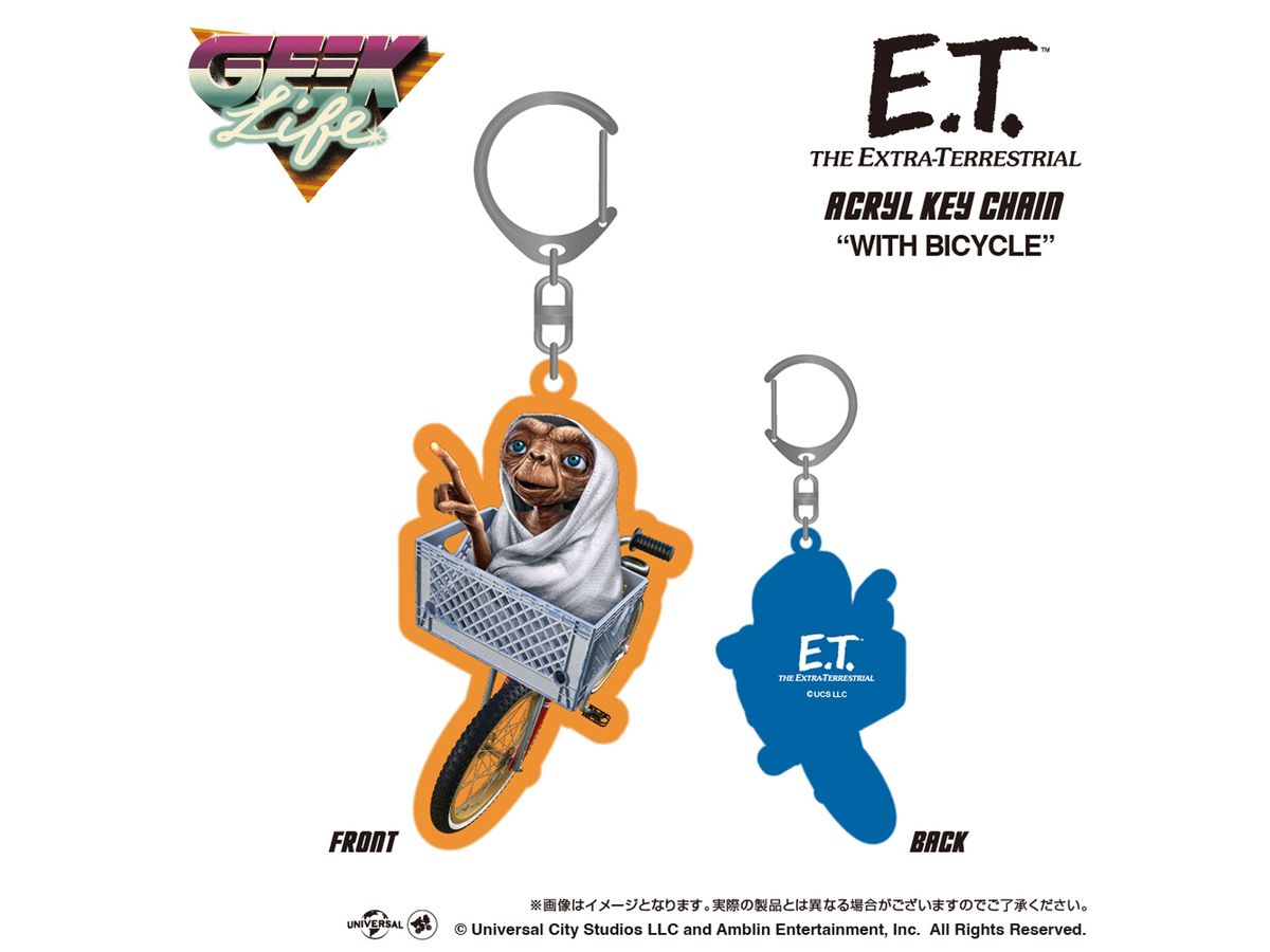 E.T. WITH BICYCLE Acryl Key Chain
