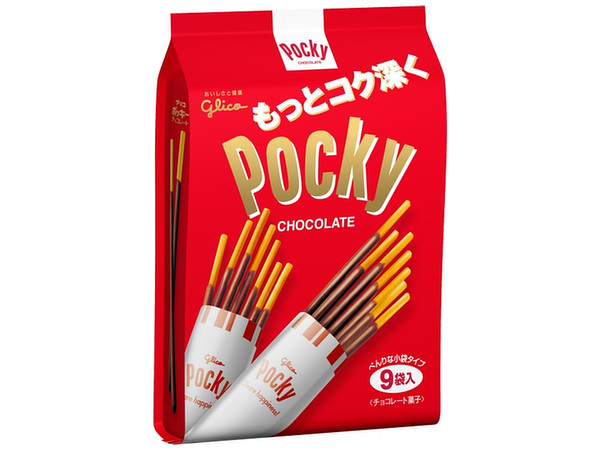 Pocky Chocolate: 1 Bag (9 packs)