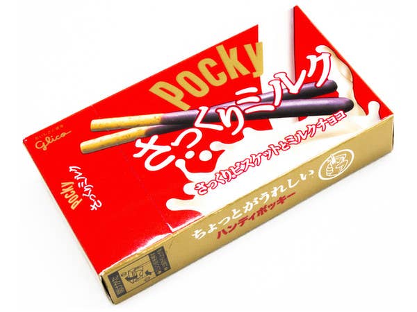 Handy Pocky Sakkuri Milk: 1 Box (35g)