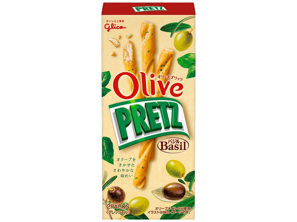 Olive Pretz Basil: 1 Box (49g)