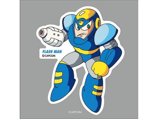 Mega Man: ROC-002 Die-cut Sticker FLASH MAN