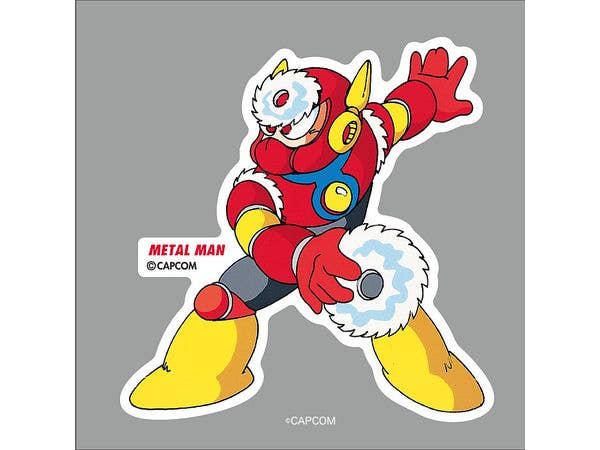 Mega Man: ROC-008 Die-cut Sticker METAL MAN