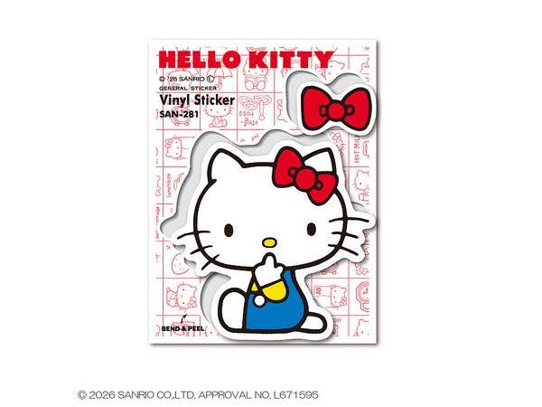 SAN-281 Sanrio Characters: Half-cut Sticker Hello Kitty