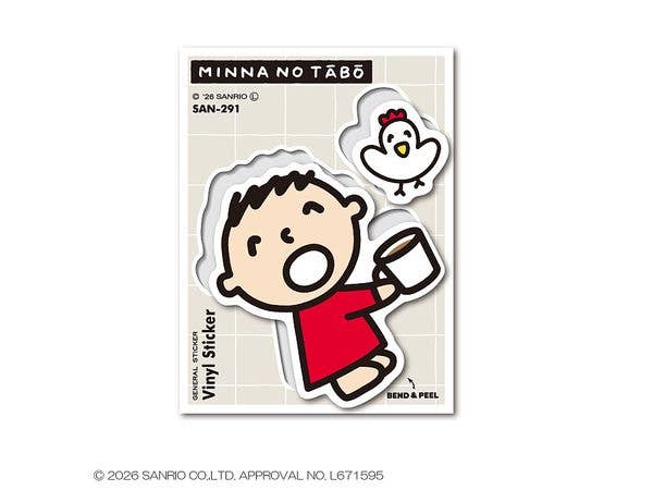 SAN-291 Sanrio Characters: Half-cut Sticker Minna no Tabo