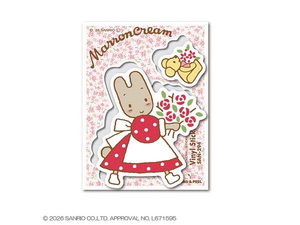 SAN-294 Sanrio Characters: Half-cut Sticker Marron Cream