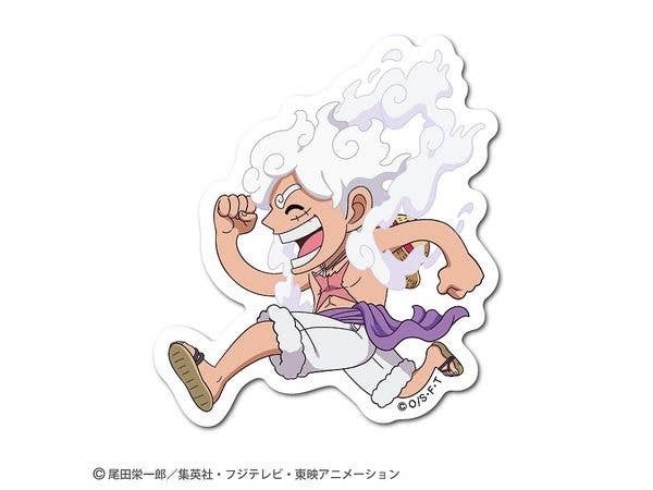 One Piece: OPS-123 Die-cut Sticker Deformed Luffy (Gear 5) Sideways