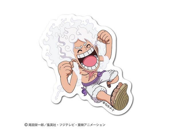 One Piece: OPS-125 Die-cut Sticker Deformed Luffy (Gear 5) Guts Pose