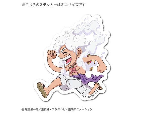 One Piece: OPS-127 Die-cut Mini Sticker Deformed Luffy (Gear 5) Sideways