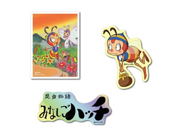 TNP-003 Tatsunoko Pro: Sticker 3pcs Set The Adventures of Hutch the Honeybee