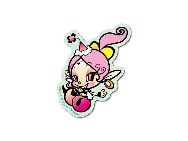 TNP-011 Akubi Girl: Die-cut Mini Sticker Grins