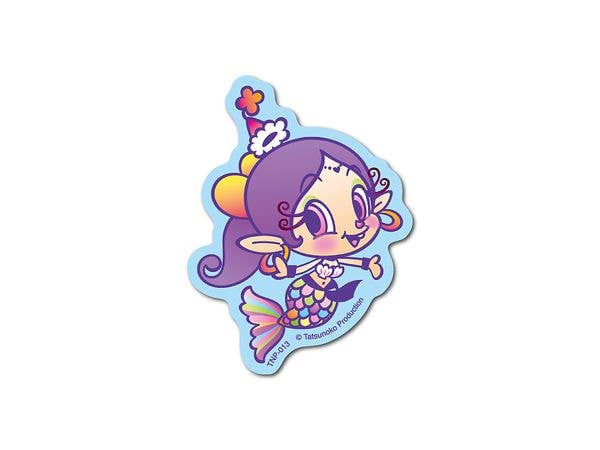 TNP-013 Akubi Girl: Die-cut Mini Sticker Mermaid