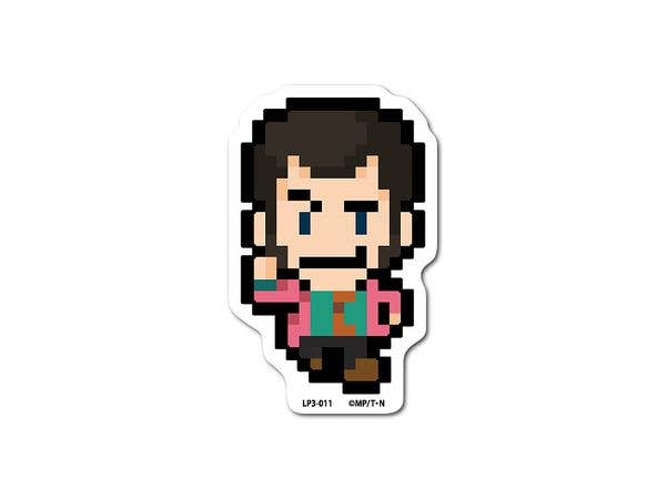 LP3-011 Lupin III: Pixel Art Sticker Lupin III