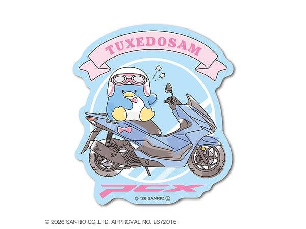 SANH-006 Honda x Sanrio Characters Die-cut Sticker Tuxedo Sam PCX