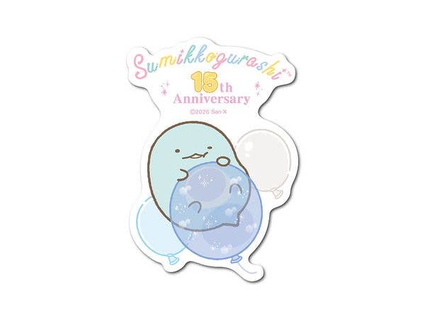 SU15-05 Sumikko Gurashi 15th Anniversary Die-cut Sticker Tokage