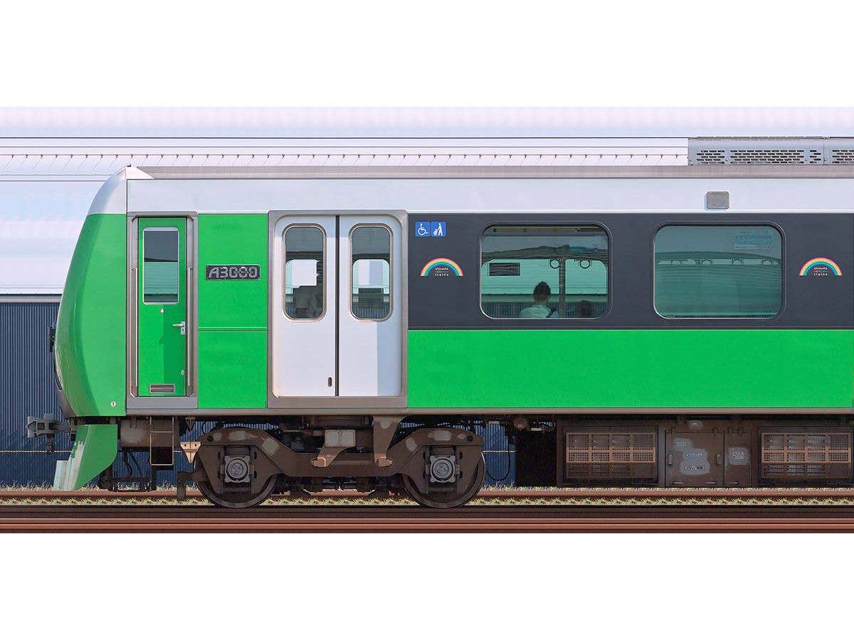Shizuoka Railway Series A3000 (Fresh Green) 2-Car Set (With Motor)