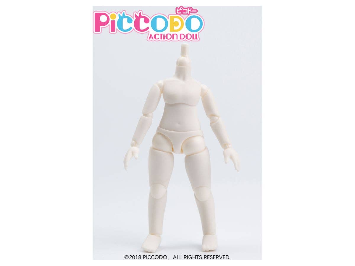 PICCODO Series BODY8 PLUS Deformed Doll Body PIC-D003PW Pure White