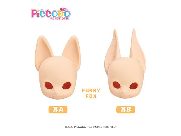 PICCODO Series Resin Head for Deformed Doll FURRY FOX Natural