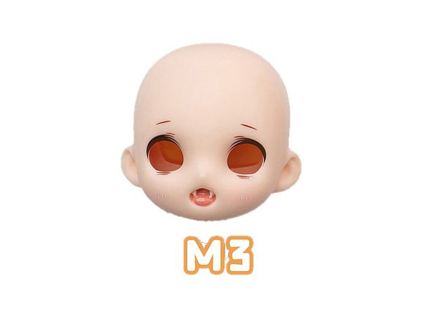 PICCODO Series Resin Head for Deformed Doll NIAUKI M3 (With Makeup Ver) Doll White