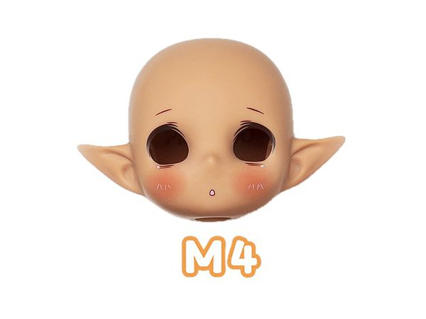 PICCODO Series Resin Head for Deformed Doll NIAUKI M4 (With Makeup Ver) Tanned Skin