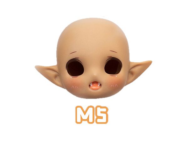 PICCODO Series Resin Head for Deformed Doll NIAUKI M5 (With Makeup Ver) Tanned Skin