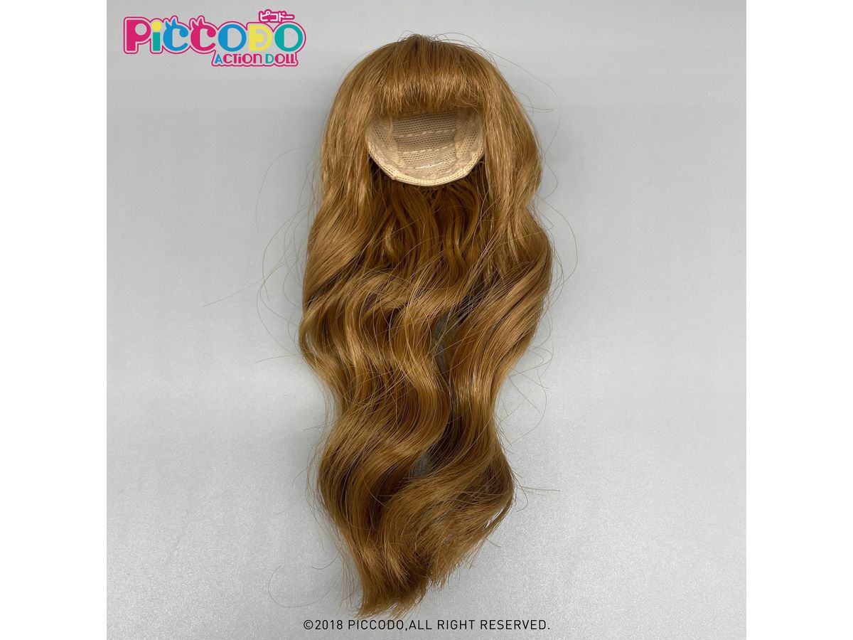 PICCODO Doll Wig Long Curls (Gold Brown)