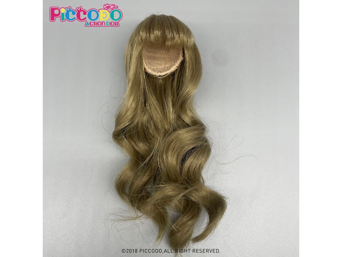 PICCODO Doll Wig Long Curls (Flax)