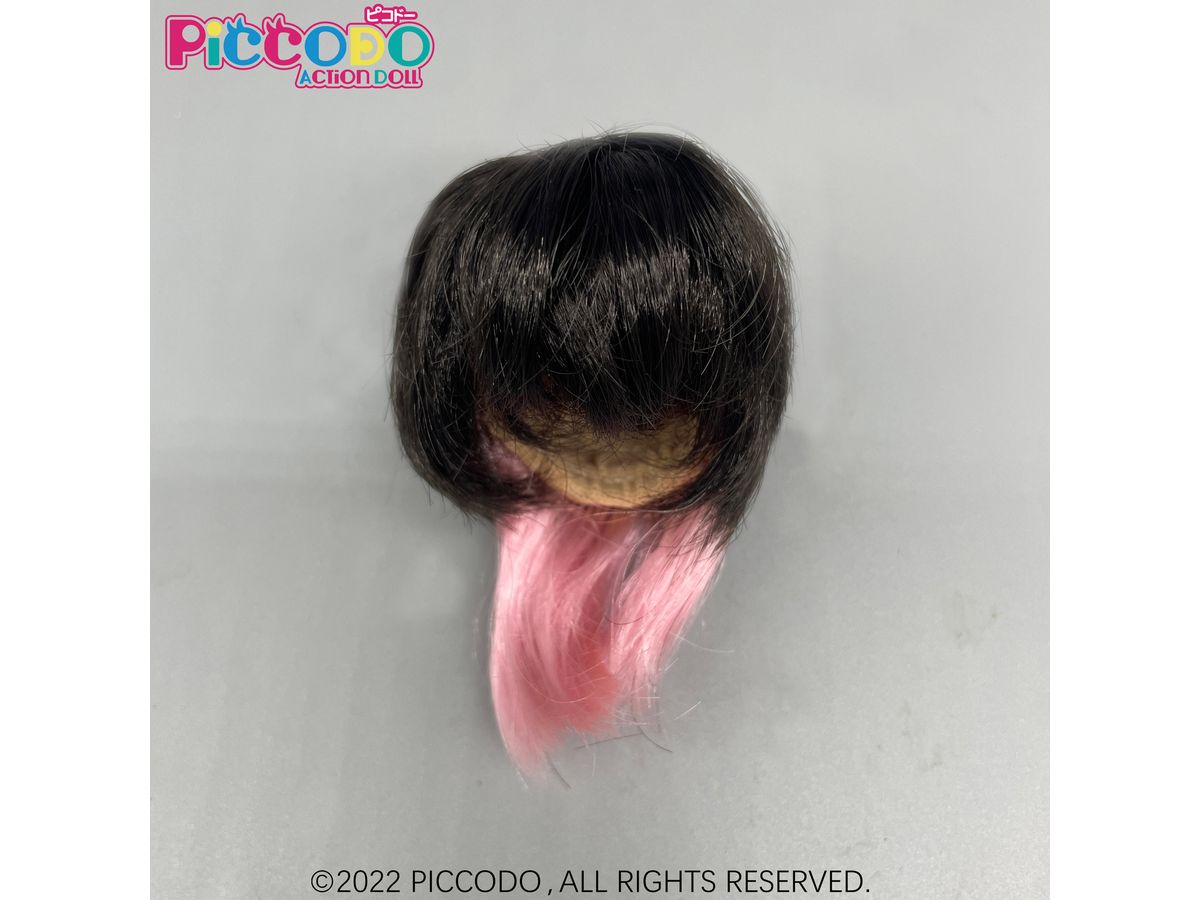 PICCODO Doll Wig Mallet (Hem Color Pink)