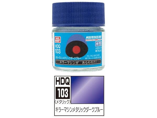 Dragon Quest Aqueous Hobby Color Killing Machine Metallic Dark Blue 10ml