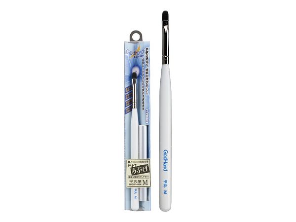 God Brush: Ubuge Flat Round Brush M (with Cap)