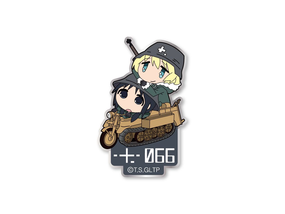 Girls' Last Tour: Chito & Yuuri on Kettenkrad Patch (Removable)