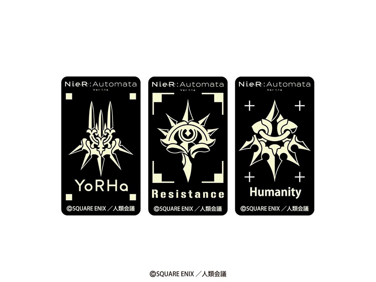 NieR:Automata Ver1.1a: High Luminous Smartphone Sticker Set