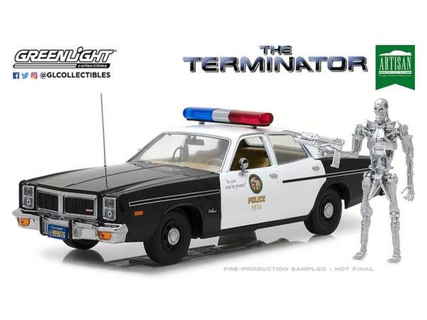 Artisan Collection - The Terminator (1984) - 1977 Dodge Monaco Metropolitan Police with T-800