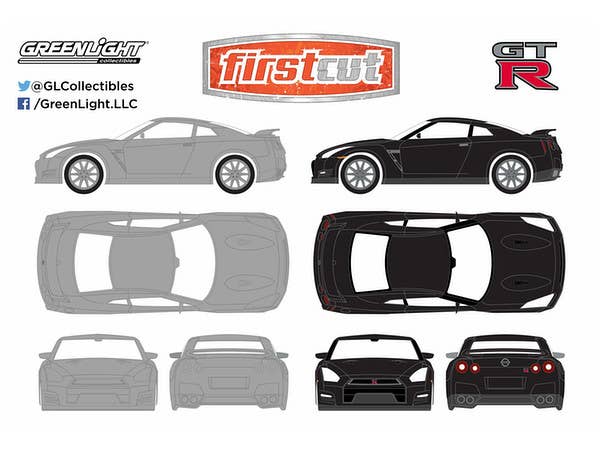 Firstcut -2007-14 Nissan Skyline GT-R (R35) (Hobby Exclusive)