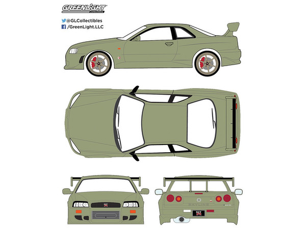 Artisan Collection - 1999 Nissan Skyline GT-R (R34) - Millennium Jade