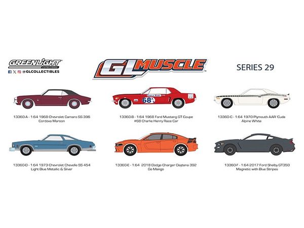 GreenLight GreenLight Muscle Series 29 1Box 6pcs