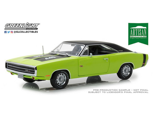 GreenLight Artisan Collection 1970 Dodge Charger R/T SE Sublime Green